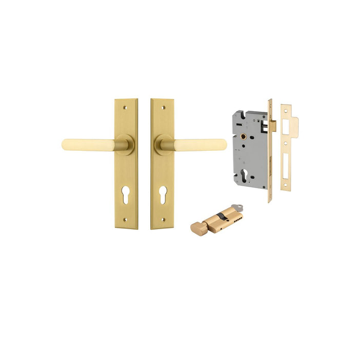 Brushed Gold PVD / Key/Turn Entrance Kit (Lock & Key Cylinder Included)