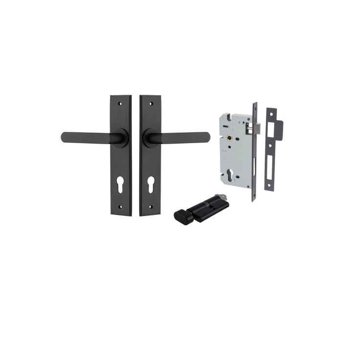 Matt Black / Key/Turn Entrance Kit (Lock & Key Cylinder Included)