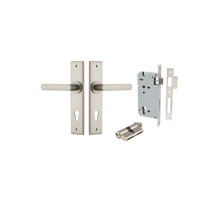 Satin Nickel / Key/Key Entrance Kit (Lock & Key Cylinder Included)