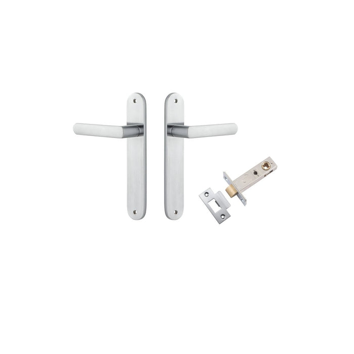 Brushed Chrome / Passage Set (Latch Included)