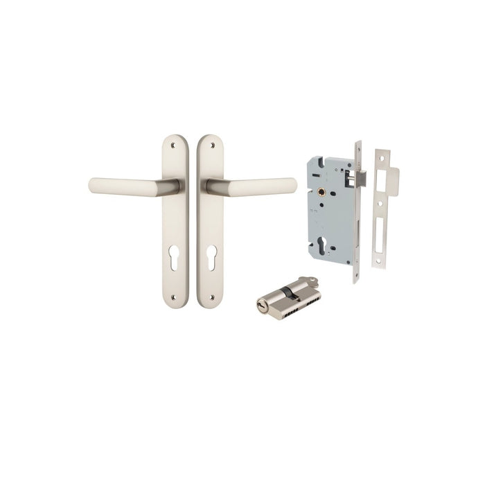 Satin Nickel / Key/Key Entrance Kit (Lock & Key Cylinder Included)