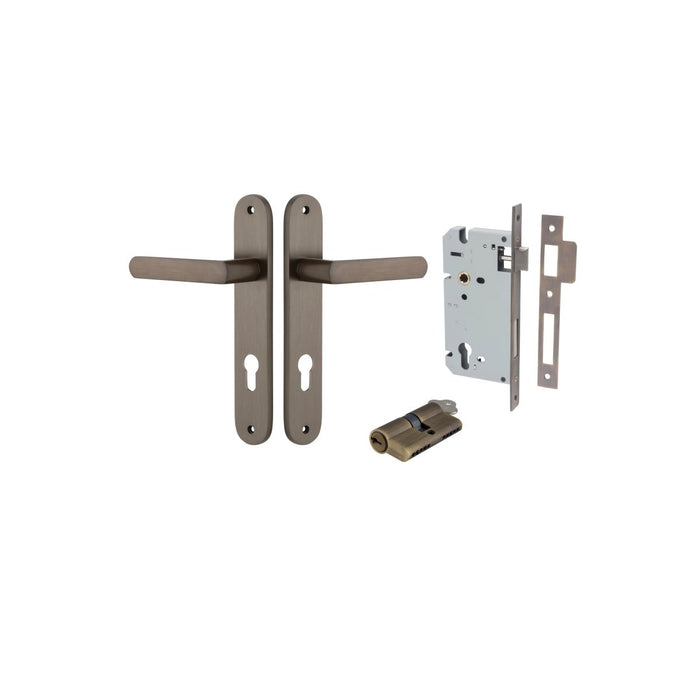 Signature Brass / Key/Key Entrance Kit (Lock & Key Cylinder Included)