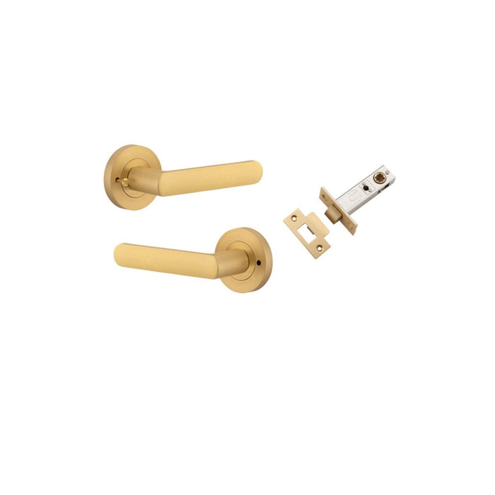 Brushed Brass / Inbuilt Privacy Set (Latch Included)