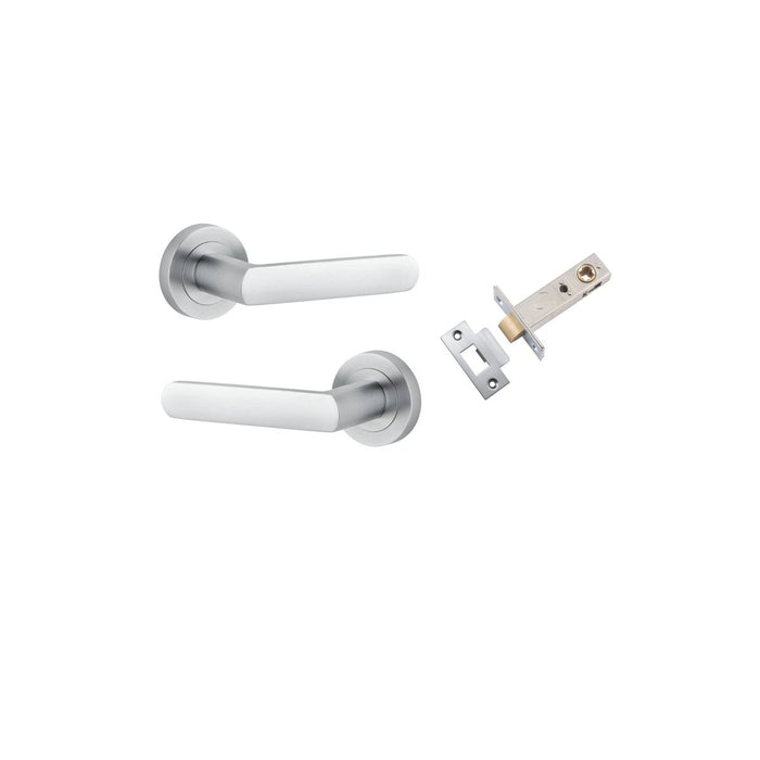 Brushed Chrome / Passage Set (Latch Included)