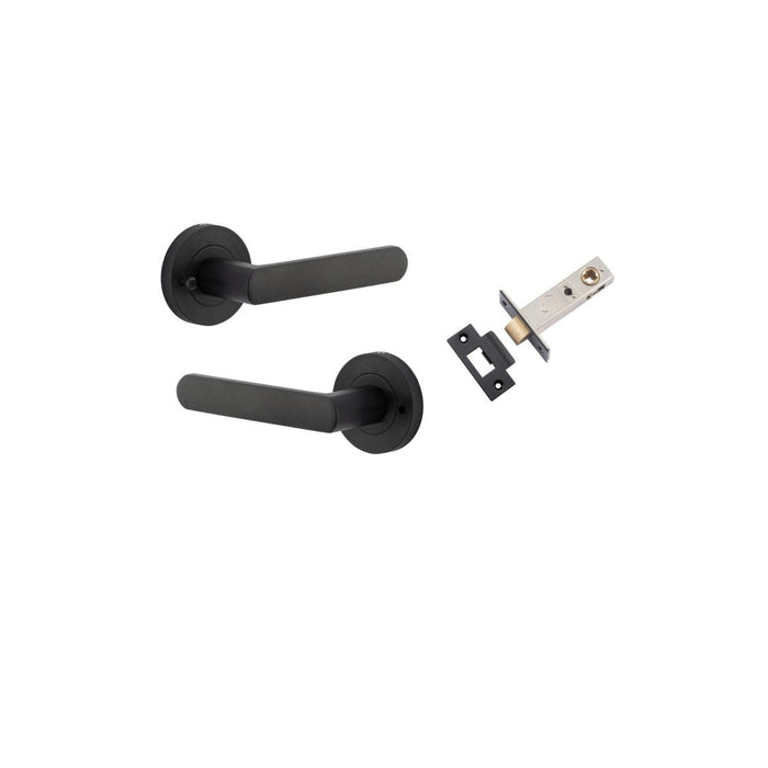 Matt Black / Inbuilt Privacy Set (Latch Included)