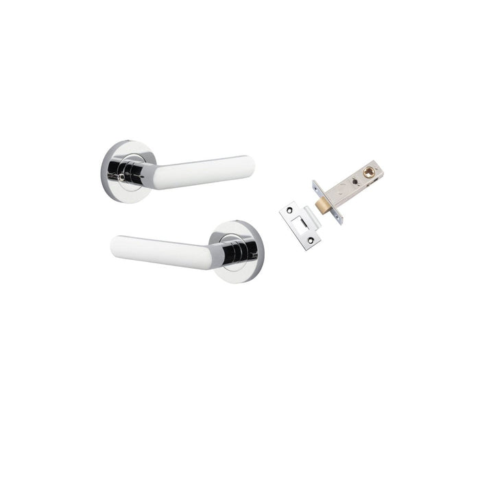 Polished Chrome / Inbuilt Privacy Set (Latch Included)