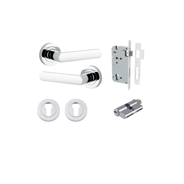 Polished Chrome / Key/Key Entrance Kit (Lock & Key Cylinder)
