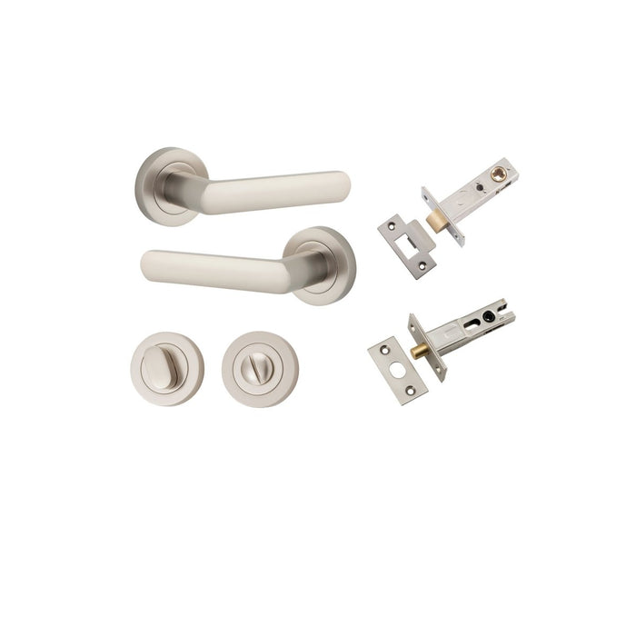 Satin Nickel / Privacy Set (Latch & Bolt Included)