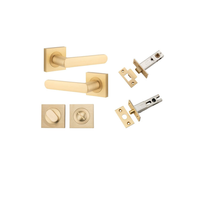 Brushed Brass / Privacy Set (Latch & Bolt Included)
