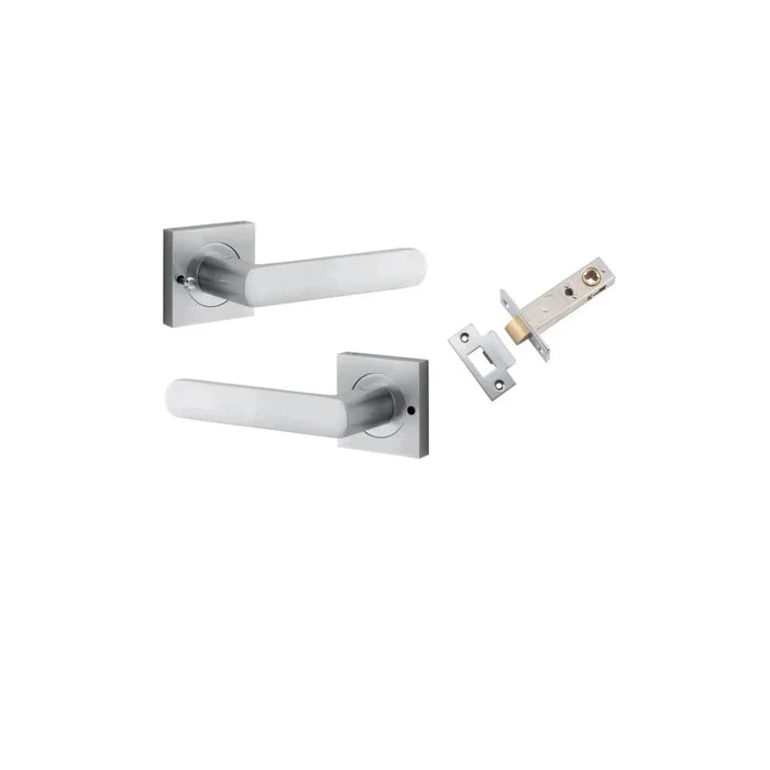Brushed Chrome / Privacy Set (Inbuilt Privacy)
