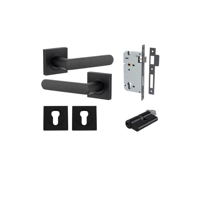Matt Black / Key/Key Entrance Kit (Lock & Key Cylinder Included)