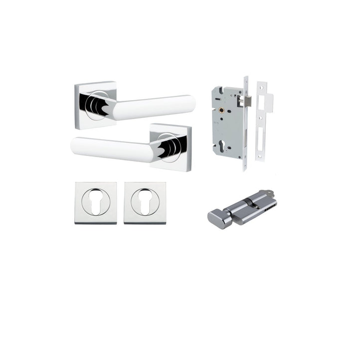 Polished Chrome / Key/Turn Entrance Kit (Lock & Key Cylinder Included)