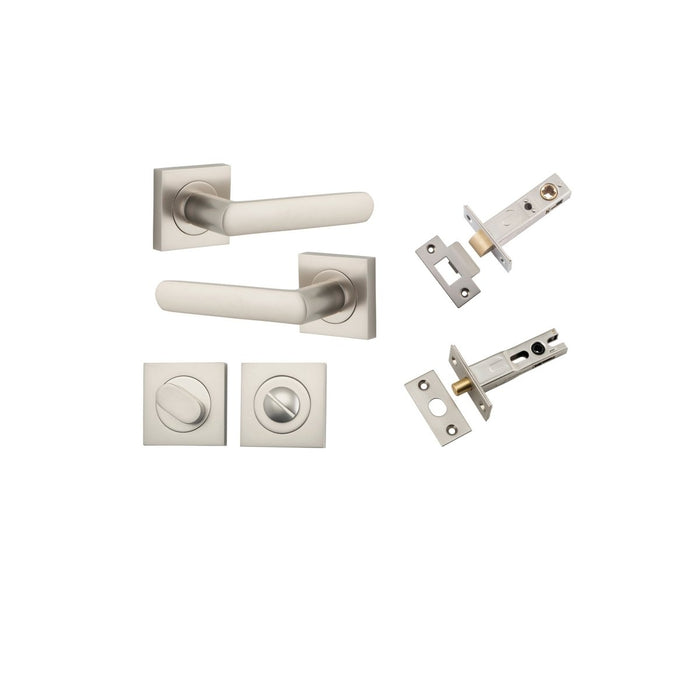 Satin Nickel / Privacy Set (Latch & Bolt Included)