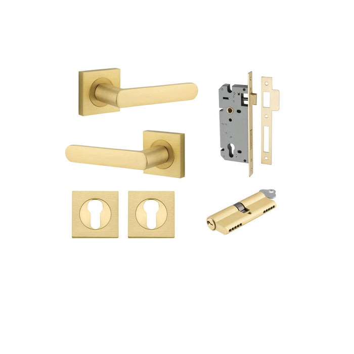 Brushed Gold PVD / Key/Key Entrance Kit (Lock & Key Cylinder Included)
