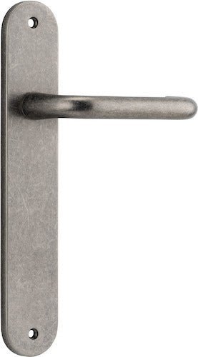 Distressed Nickel / Lever Set Only