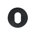 Oval Escutcheon (Pair) Black By Zanda - Entry - Point - 7020.O.BLK - Zanda