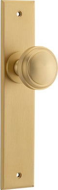 Brushed Brass / Knob Set Only