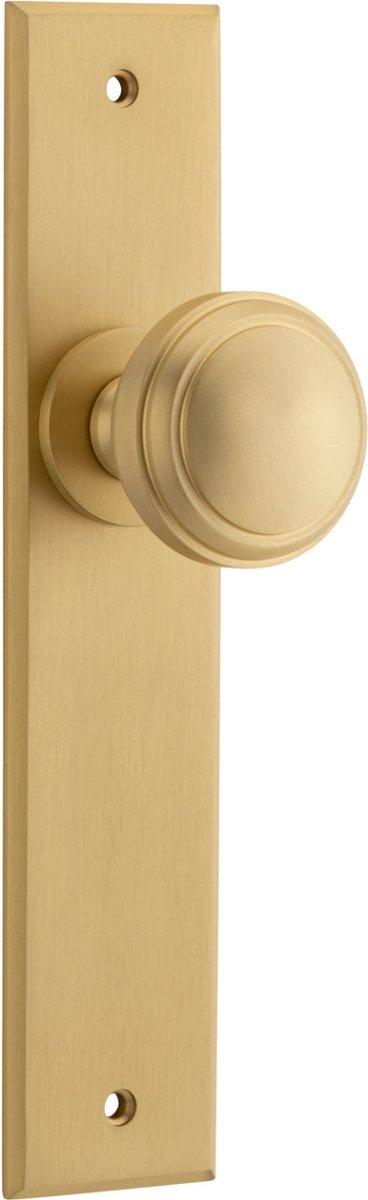 Brushed Brass / Knob Set Only