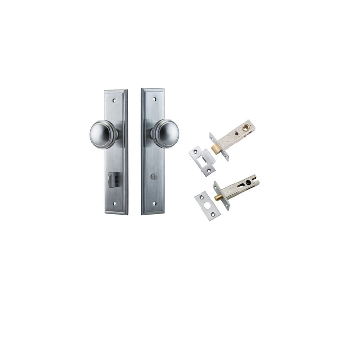 Brushed Chrome / Privacy Kit (Bolt and Latch Included)