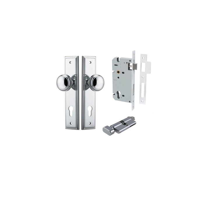 Polished Chrome / Key/Turn Entrance Kit (Lock & Key Cylinder Included)