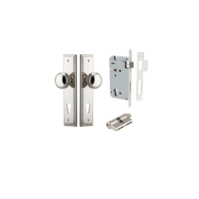 Polished Nickel / Key/Key Entrance Kit (Lock & Key Cylinder Included)