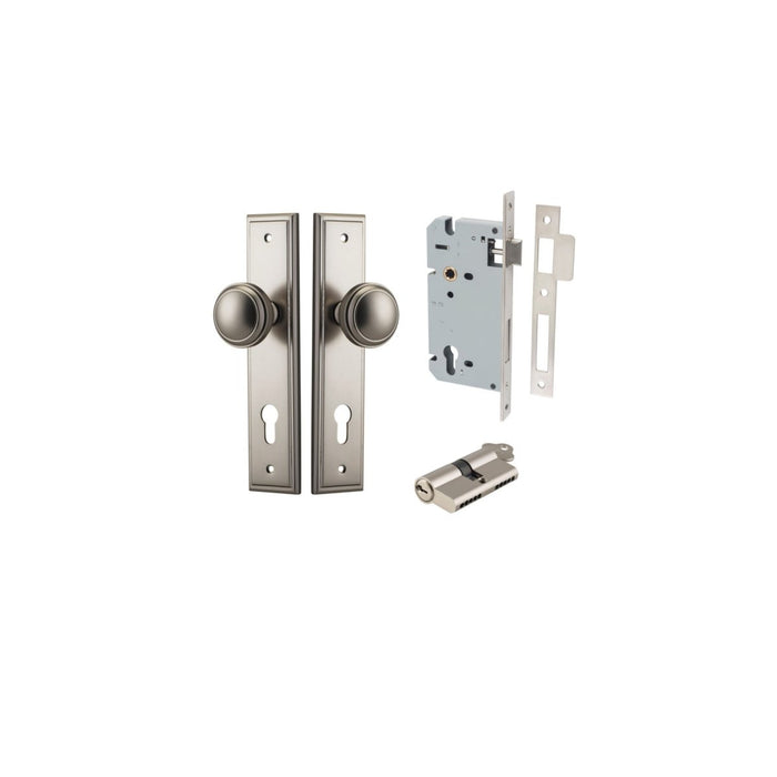 Satin Nickel / Key/Key Entrance Kit (Lock & Key Cylinder Included)