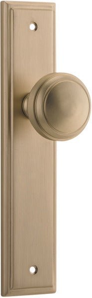 Brushed Brass / Knob Set Only