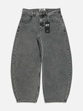 Pantalon Jean NTF Harlem Barrel Gris Reflex
