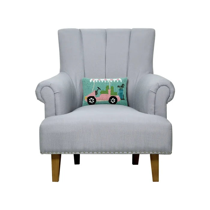 Pillow - Golf Cart - Pink. - Findlay Rowe Designs