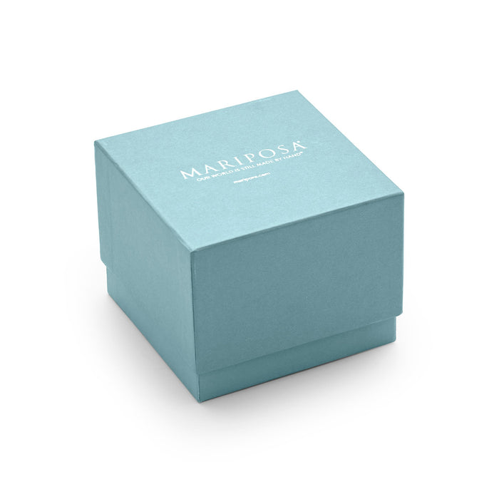 Mariposa Handblown Pink Pineapple Bud Vase Gift Box