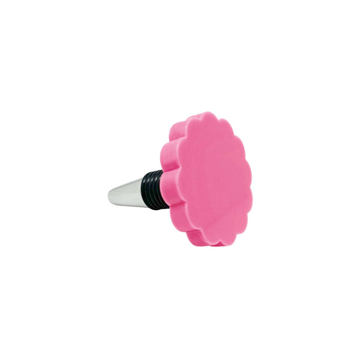 Pink Scallop Bottle Stopper