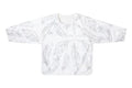 Poly Long Sleeve Bib Cover (Recycled) - Feather White