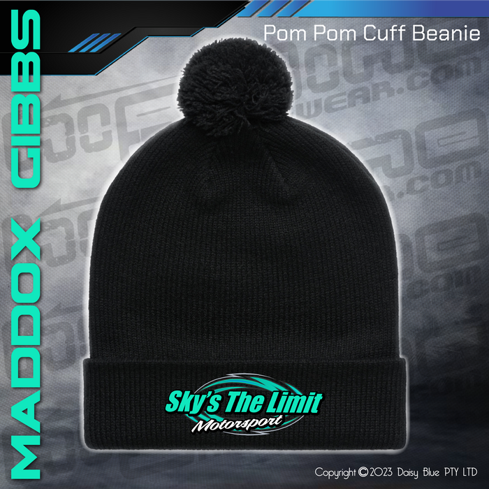 POM POM BEANIE - Maddox Gibbs