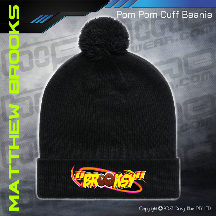 POM POM BEANIE - Matthew Brooks