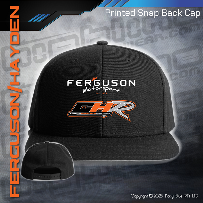 Printed Snap Back CAP - Ferguson/Hayden