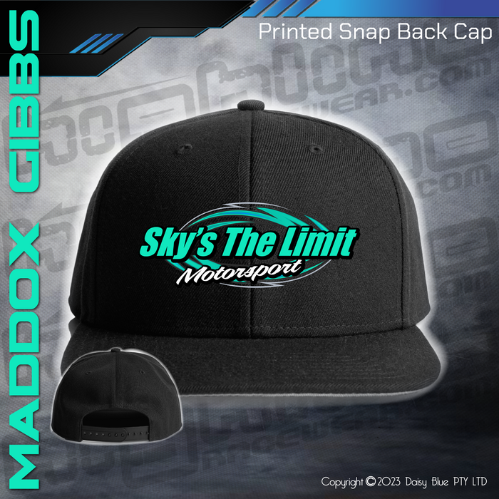 Printed Snap Back CAP - Maddox Gibbs