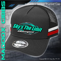 Printed STRIPE Trucker Cap - Maddox Gibbs