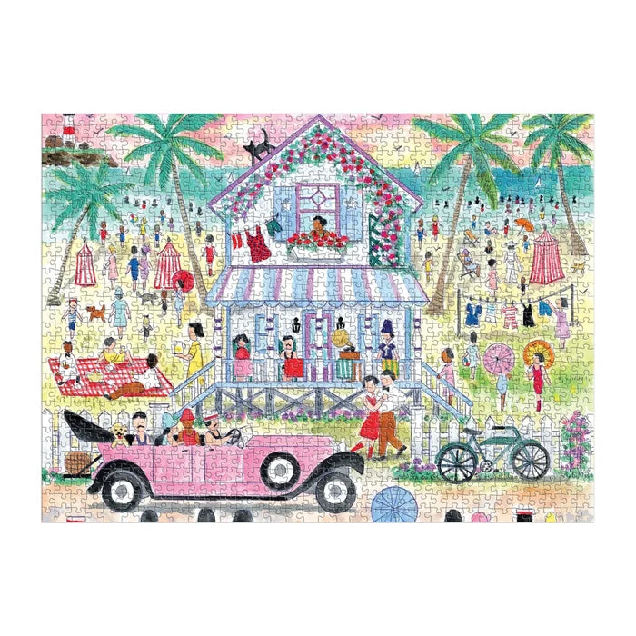 Puzzle - Michael Storrings Roaring 20s Beach House - 1000 Piece - Findlay Rowe Designs