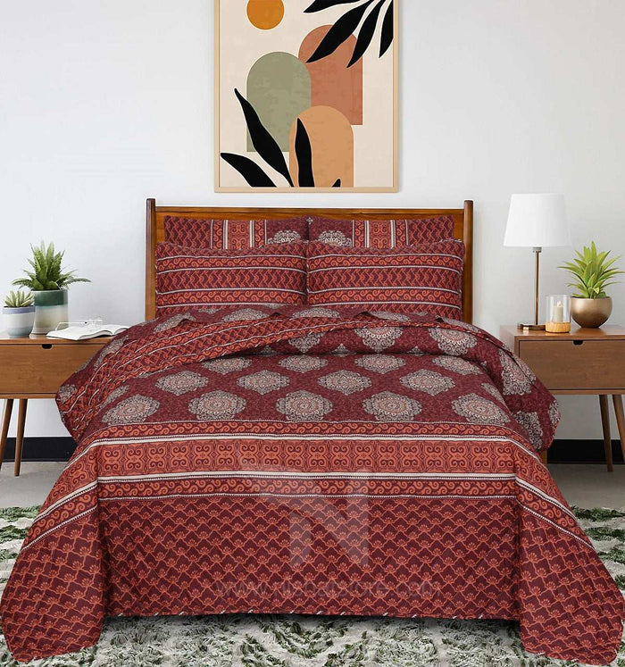 Quilted Comforter Set 6 Pcs Design 896 - Nishat Creative Store