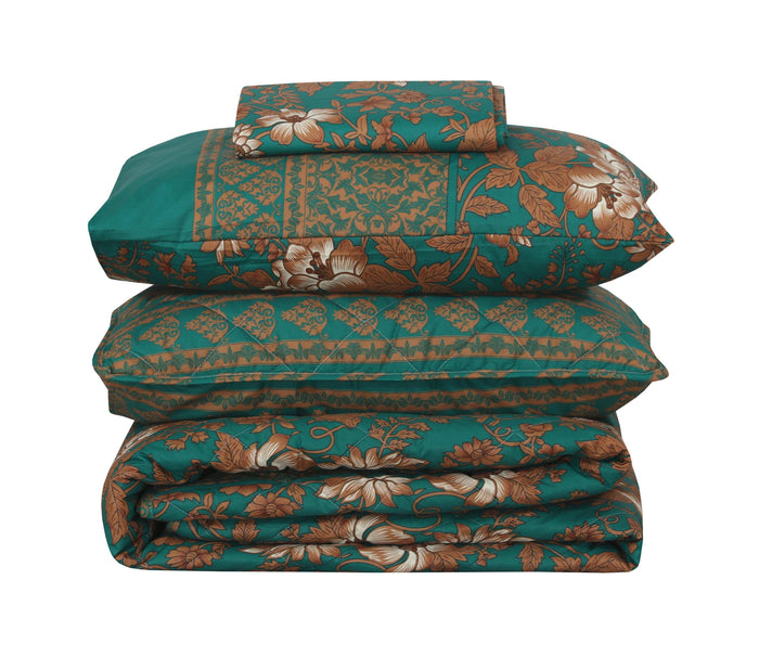 Quilted Comforter Set 6 Pcs Design 900 - Nishat Creative Store