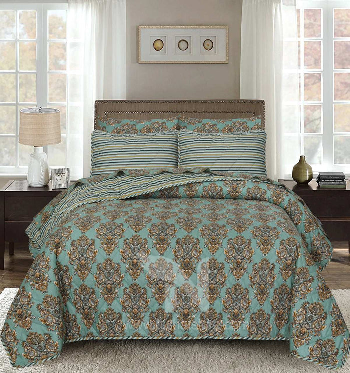 Quilted Comforter Set 6 Pcs Design 901 - Nishat Creative Store