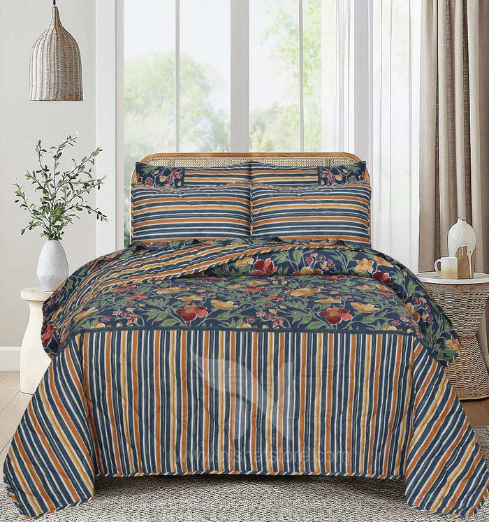 Quilted Comforter Set 6 Pcs Design 902 - Nishat Creative Store