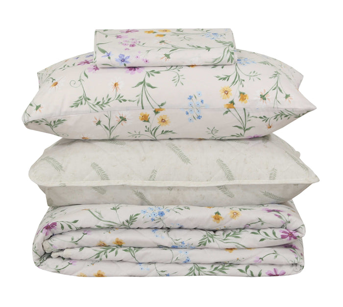 Quilted Comforter Set 6 Pcs Design 904 - Nishat Creative Store