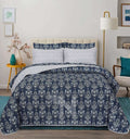 Quilted Comforter Set 6 Pcs Design 910 - Nishat Creative Store