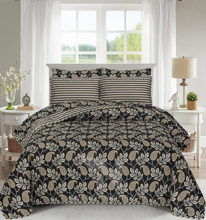 Quilted Comforter Set 6 Pcs Design 928 - Nishat Creative Store