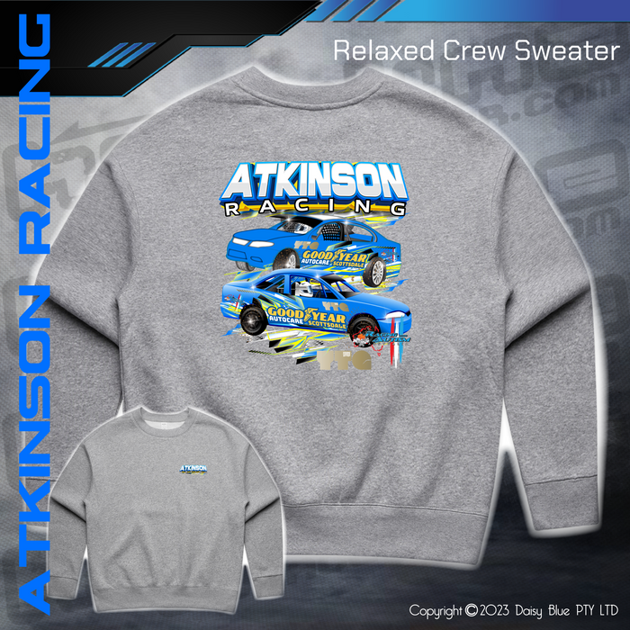 Relaxed Crew Sweater -  Atkinson Racing