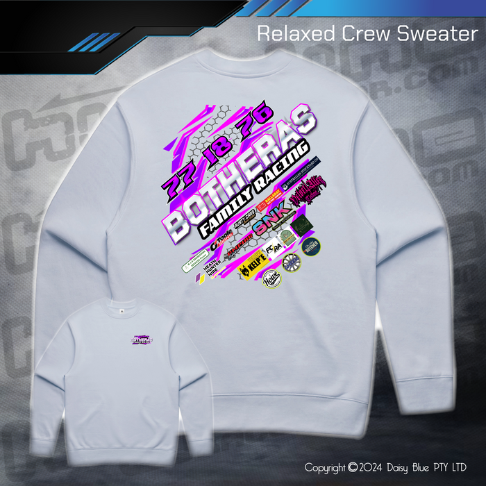 Relaxed Crew Sweater - Botheras Family Racing