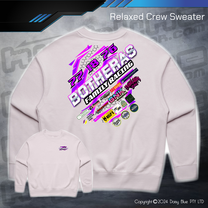 Relaxed Crew Sweater - Botheras Family Racing