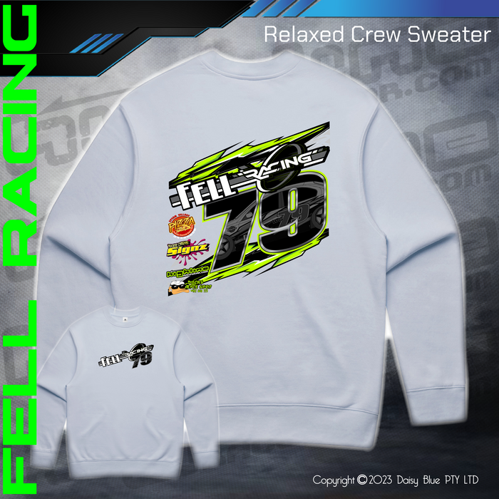 Relaxed Crew Sweater - Fell Racing