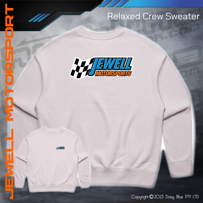 Relaxed Crew Sweater - Jewell Motorsport
